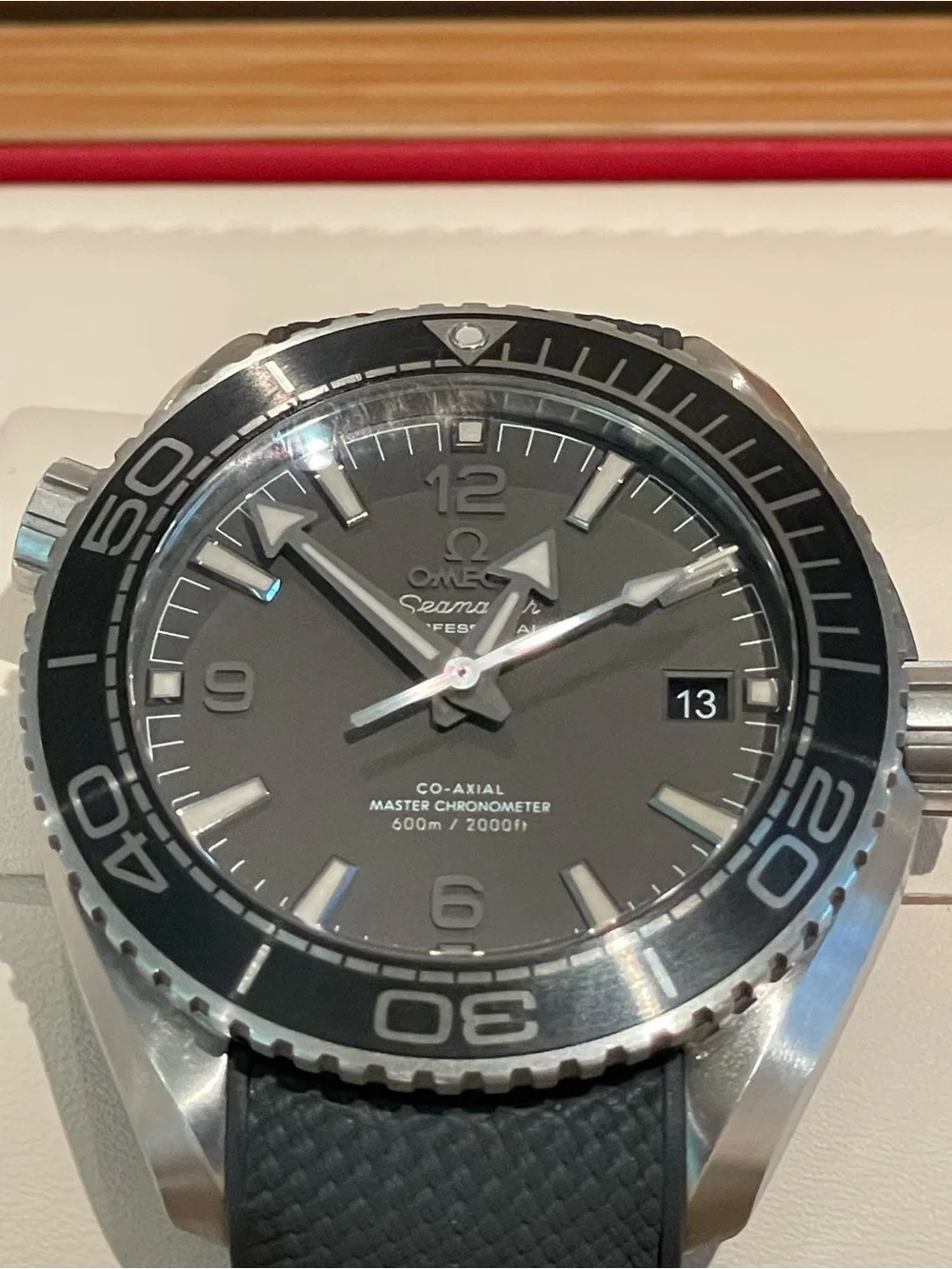 Omega Seamaster Professional Black and Silver Dive Watch